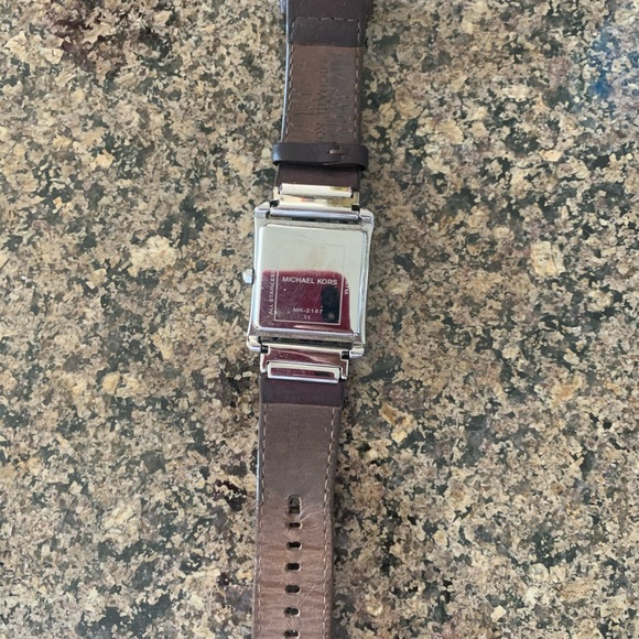 Brown Leather Michael Kors Watch - Picture 2 of 2